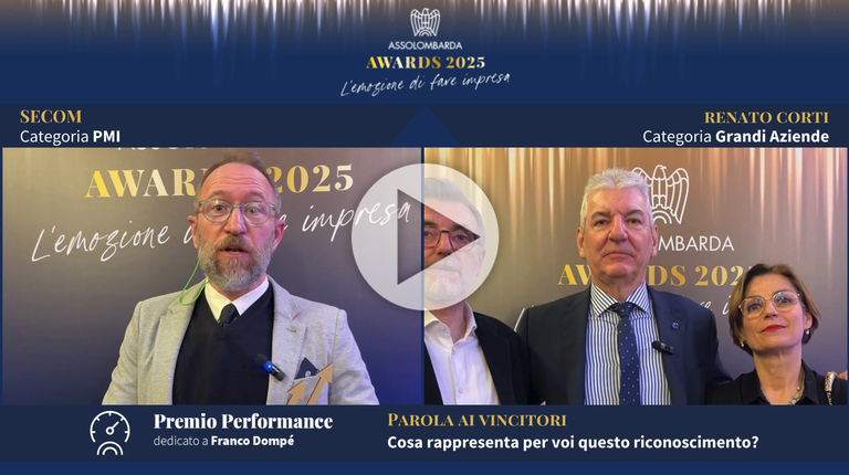 Premio Performance - Cosa rappresenta per voi questo riconoscimento?