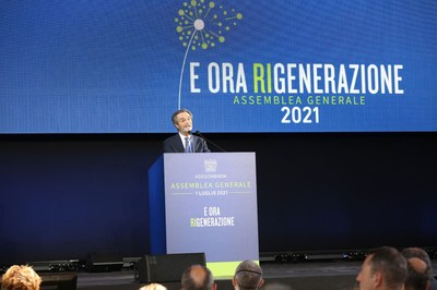 Attilio Fontana, Presidente Regione Lombardia, all'Assemblea Generale 2021
