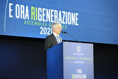 Il Ministro dell'economia e delle finanze, Daniele Franco, all'Assemblea Generale 2021