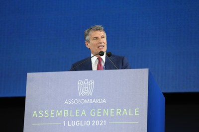Il Presidente Alessandro Spada all'Assemblea Generale 2021 