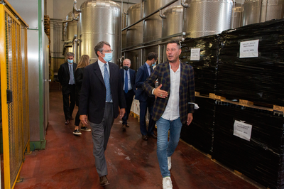 Il Presidente Alessandro Spada in visita alle eccellenze del territorio, incontra l'azienda pavese Giorgi