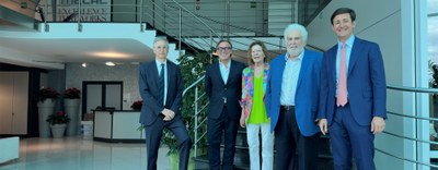 Il Presidente della sede di Pavia di Assolombarda Tommaso Rossini, in visita alla Mecal Machinery