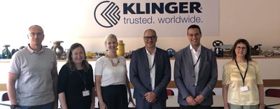 Zona Nord-Ovest- Il Presidente di Zona e il Sindaco di Rho visitano Klinger Italy Srl