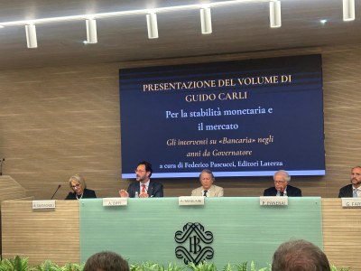 Presentazione volume Guido Carli - 22 settembre 2026