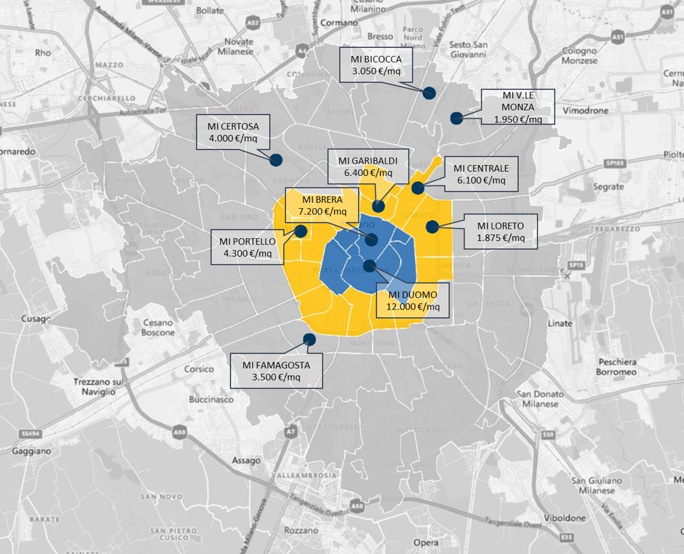 Mappa Prezzi Prime