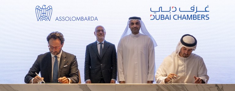 Dubai Chambers firma un un’intesa con Assolombarda per ampliare la cooperazione commerciale e gli investimenti