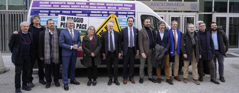 La “Carovana della Pace” è arrivata in Assolombarda: a Milano l’ultima tappa italiana sulla via di Bruxelles