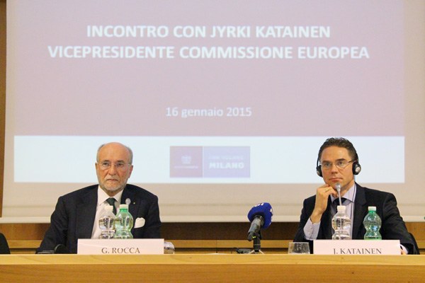 Incontro con Jyrki Katainen Vicepresidente Commissione Europea