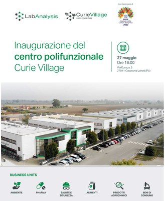 Inaugurazione del centro polifunzionale Curie Village