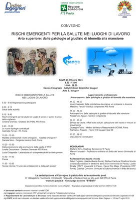 Rischi emergenti per la salute nei luoghi di lavoro