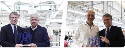 Alessandro Spada visita due eccellenze del distretto calzaturiero di Vigevano e della Lomellina: FAE Project Srl e Mosaicon Shoes