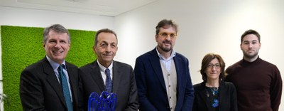 Guardare al futuro con tecnologia e competenze innovative per l’aerospazio: il Presidente Spada visita Thales Alenia Space