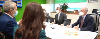 Il Presidente Alessandro Spada incontra Guna