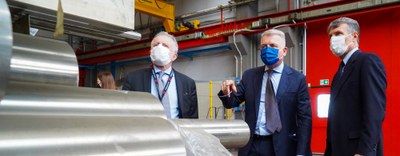 Presidente Spada in visita allo stabilimento Fedegari di Albuzzano in provincia di Pavia