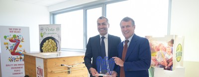 Tradizione e innovazione continua come chiave di successo nel mondo: il Presidente Spada visita Zini Prodotti Alimentari