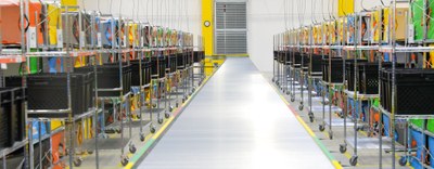 Il Presidente di Assolombarda Alessandro Spada in visita al deposito di smistamento di Amazon a Pioltello