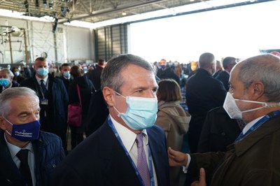 Assemblea Generale Assolombarda 2020 - Il Presidente Alessandro Spada con il Vice Presidente Antonio Calabrò