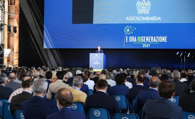 Il Presidente Alessandro Spada all'Assemblea Generale 2021