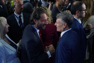 Assemblea Generale 2022 - Il Presidente Alessandro Spada con il Vicepresidente Alvise Biffi