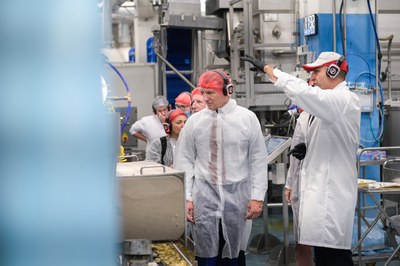 Il Presidente Spada visita Zini Prodotti Alimentari