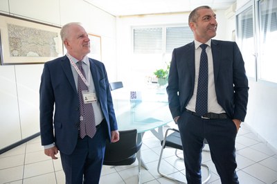 Il Presidente Spada visita Zini Prodotti Alimentari