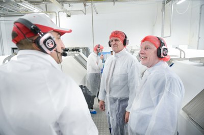Il Presidente Spada visita Zini Prodotti Alimentari