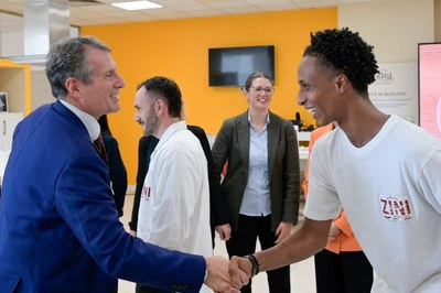 Il Presidente Spada visita Zini Prodotti Alimentari