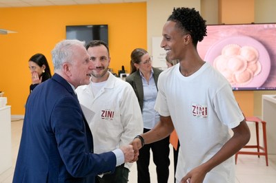 Il Presidente Spada visita Zini Prodotti Alimentari