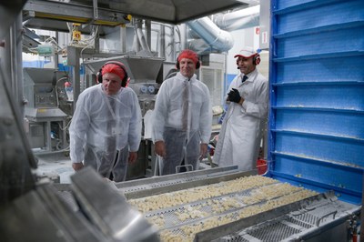 Il Presidente Spada visita Zini Prodotti Alimentari