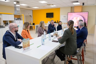 Il Presidente Spada visita Zini Prodotti Alimentari
