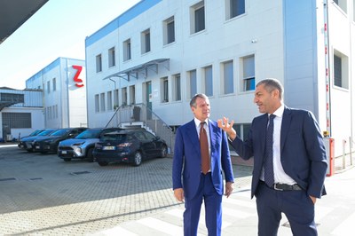 Il Presidente Spada visita Zini Prodotti Alimentari