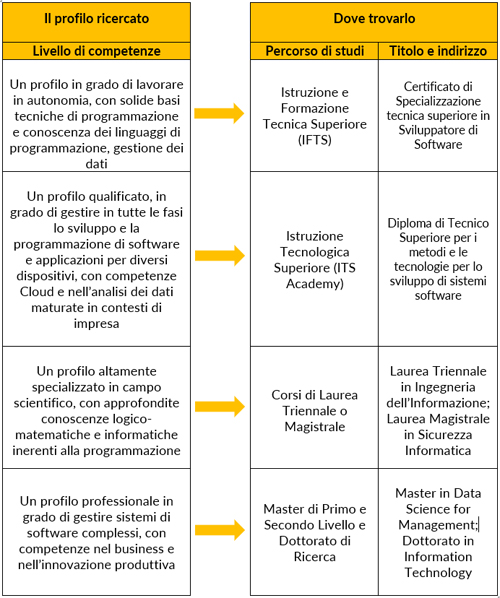 Analista programmatore - tab 1